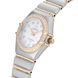 Pre-Owned Omega Constellation 22.5mm Stainless Steel and Yellow Gold