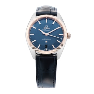 Pre-Owned Omega Constellation Globemaster 39mm Stainless Steel and Rose Gold
