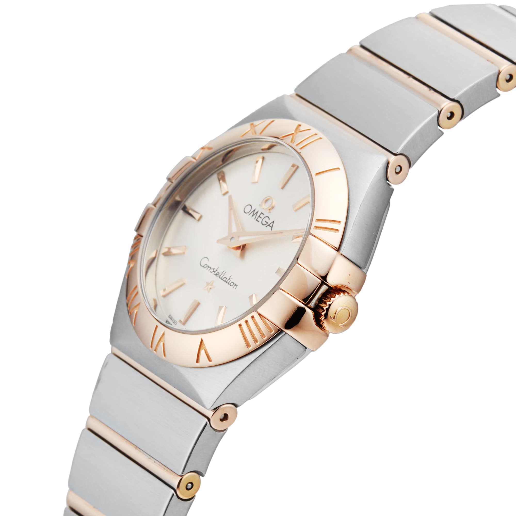 Pre-Owned Omega Constellation 27mm Stainless Steel and Rose Gold