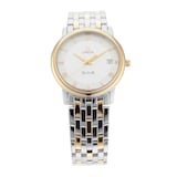 Pre-Owned Omega De Ville Prestige 34.4mm Stainless Steel and Yellow Gold