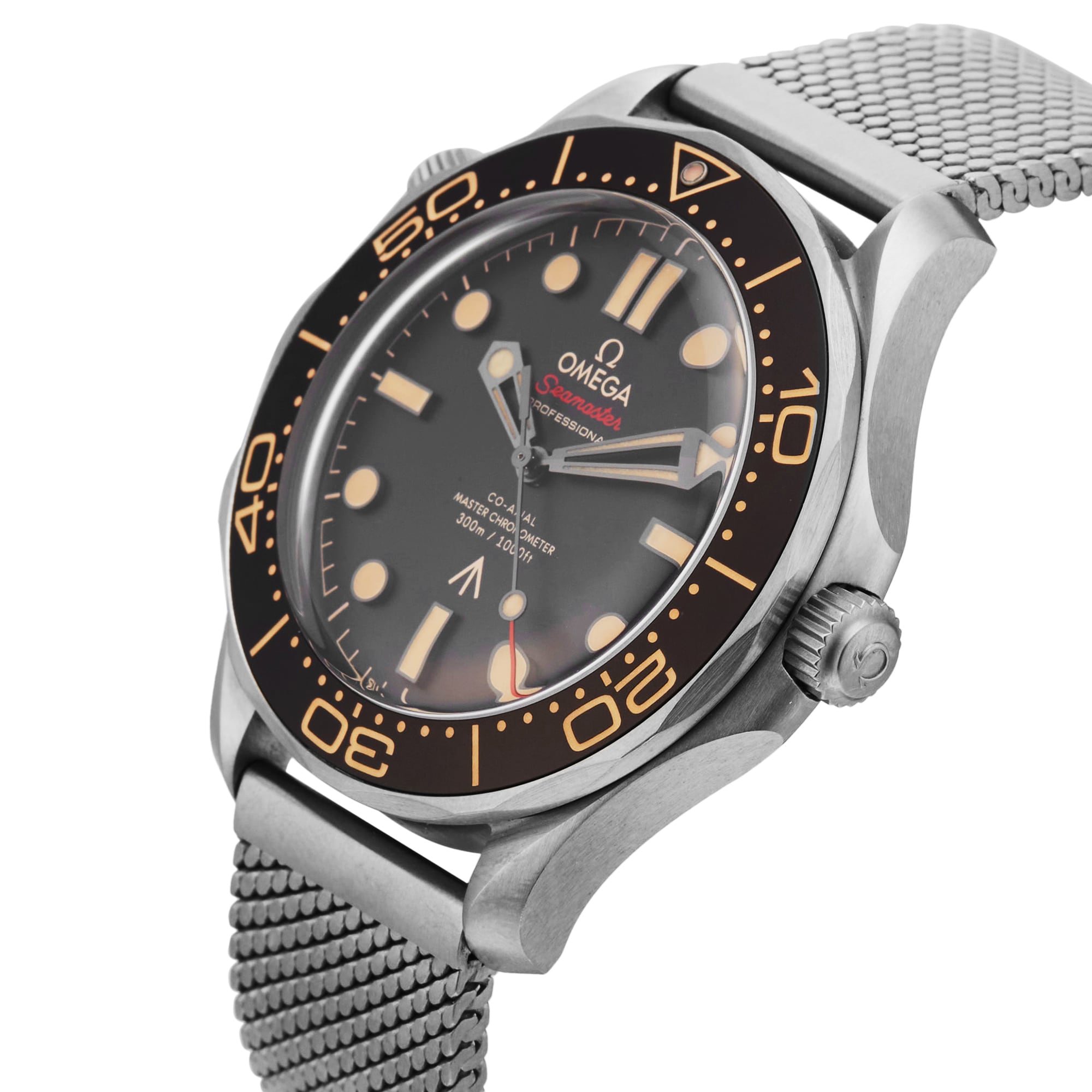 Pre-Owned Omega Seamaster Diver 300M 42mm Titanium 007 Edition Pre-Owned Omega Seamaster Diver 300M 42mm Titanium 007 Edition