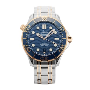 Pre-Owned Omega Seamaster Diver 300m 42mm Stainless Steel and Rose Gold