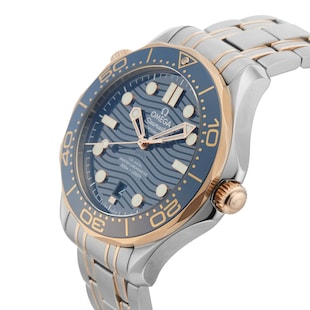 Pre-Owned Omega Seamaster Diver 300m 42mm Stainless Steel and Rose Gold