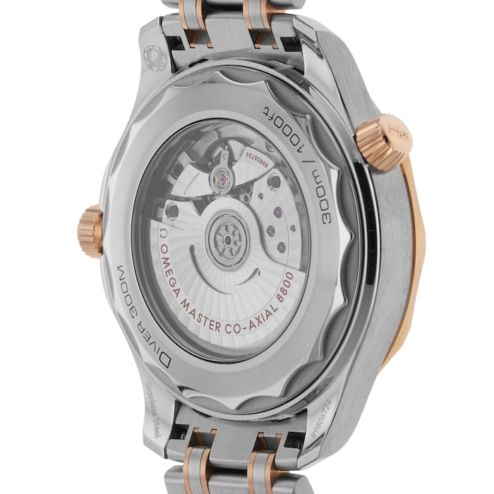Pre-Owned Omega Seamaster Diver 300m 42mm Stainless Steel and Rose Gold