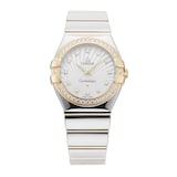 Pre-Owned Omega Constellation 27MM Stainless Steel and Yellow Gold