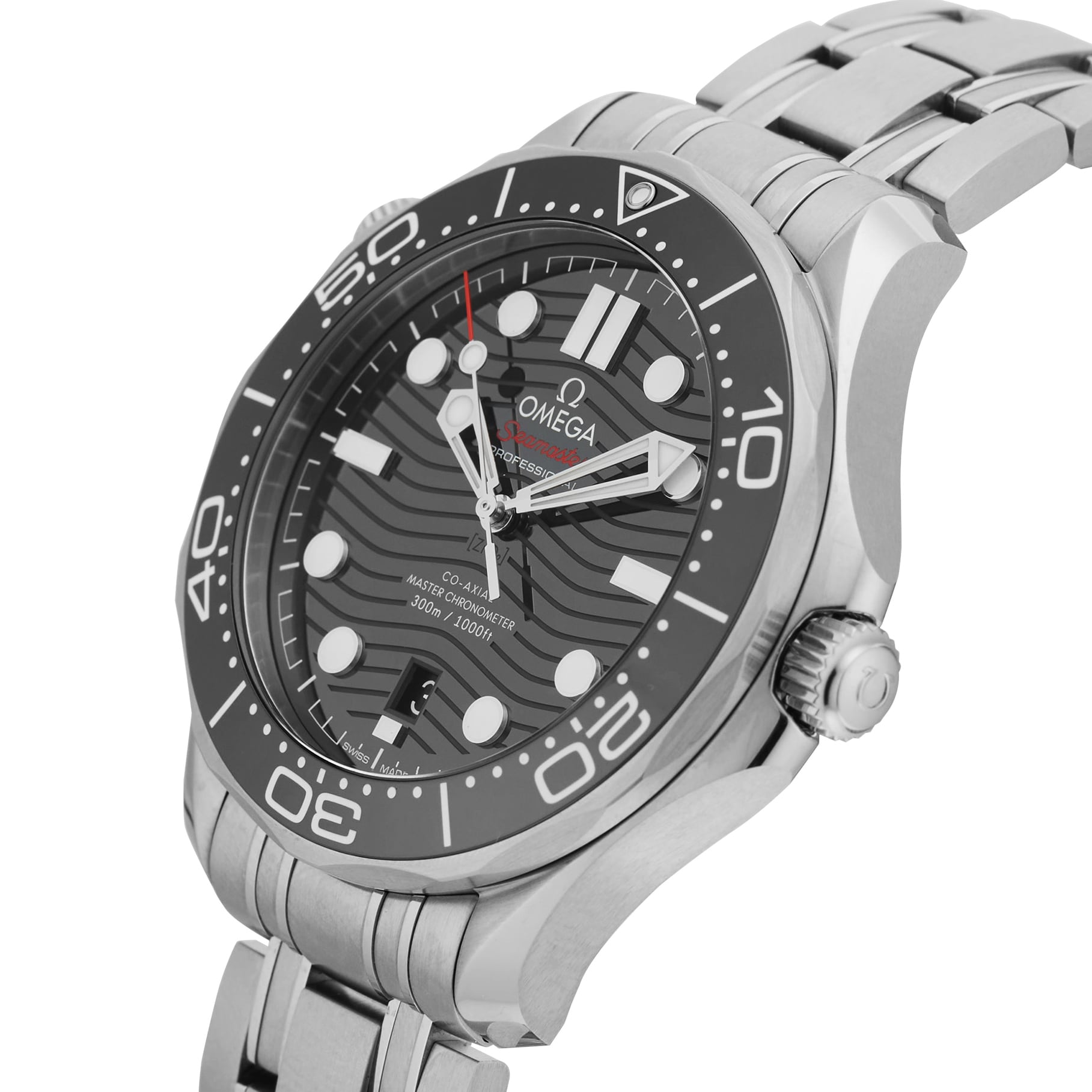 Pre-Owned Omega Seamaster Diver 300M 42mm Stainless Steel  O21030422001001