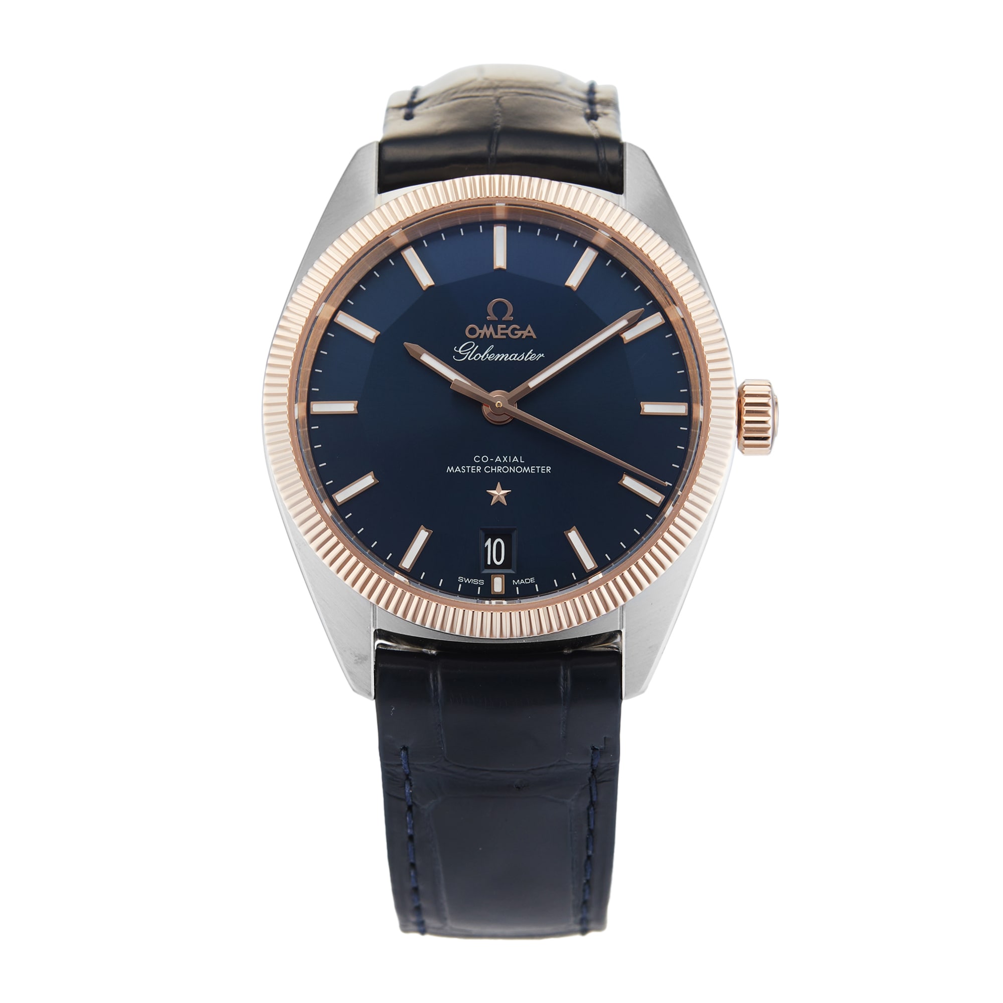 Pre-Owned Omega Constellation Globemaster 39mm Stainless Steel and Rose Gold  O13023392103001