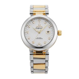 406702010490 - De Ville Ladymatic 34MM Stainless Steel and Yellow Gold