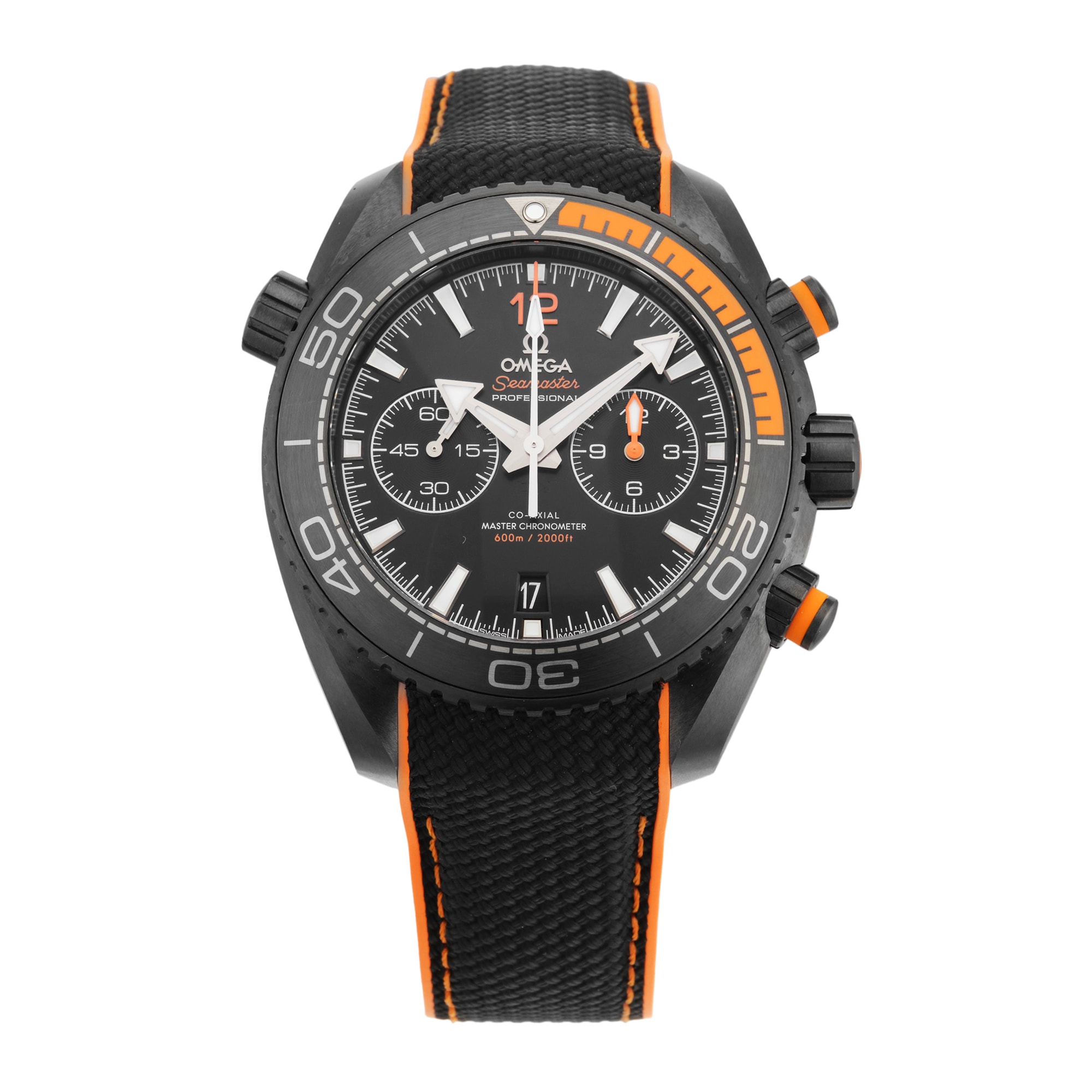 Pre-Owned Omega Seamaster Planet Ocean Deep Black 45.5mm Ceramic