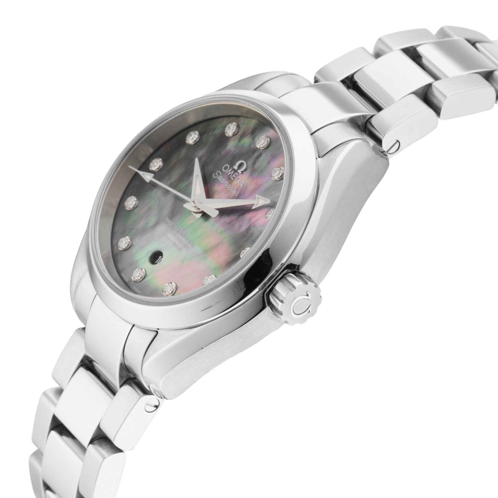 Pre-Owned Omega Seamaster Aqua Terra 150M 34mm Stainless Steel Pre-Owned Omega Seamaster Aqua Terra 150M 34mm Stainless Steel