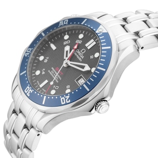 Pre-Owned Omega Seamaster GMT 41mm Stainless Steel