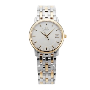 Pre-Owned Omega De Ville34.4mm Stainless Steel and Yellow Gold