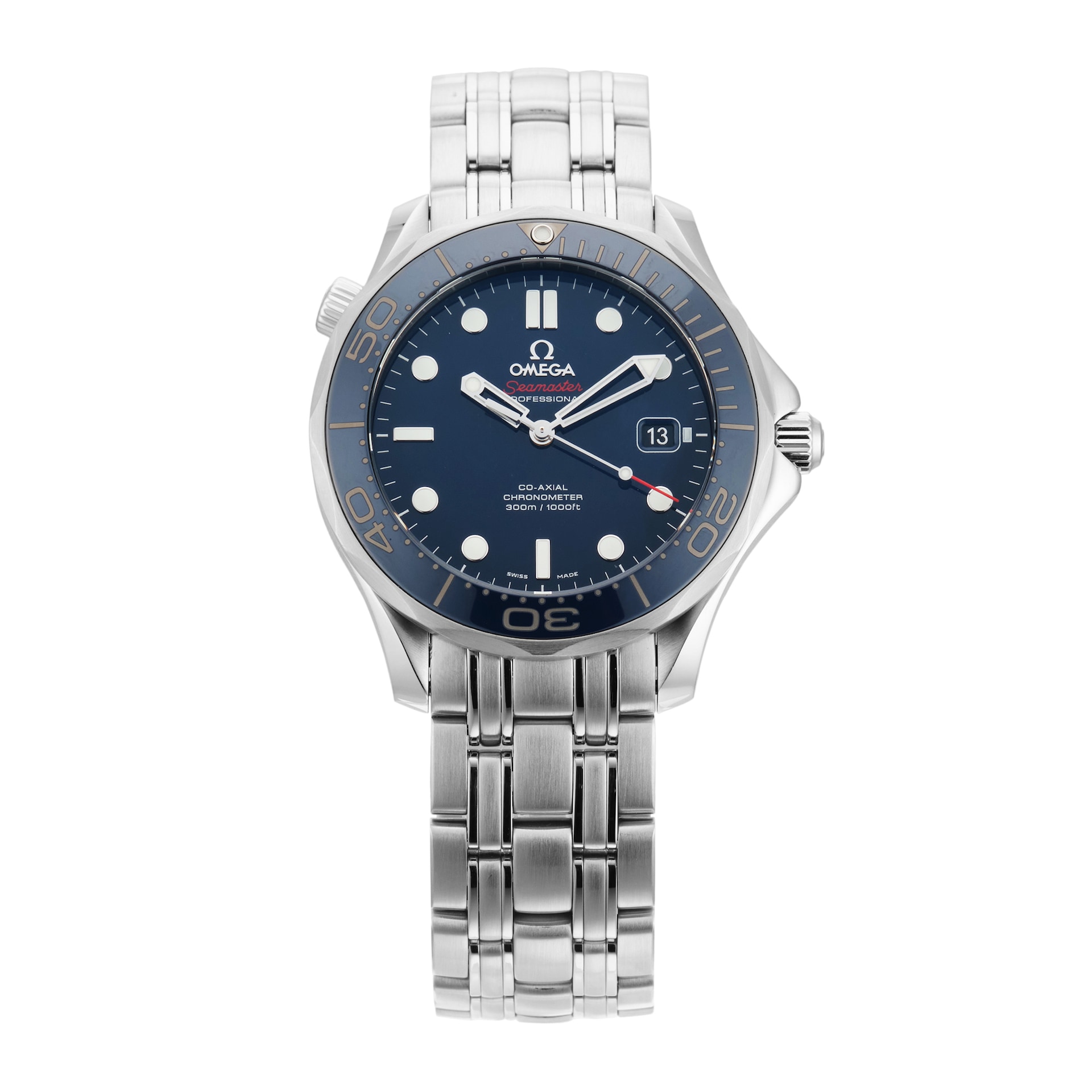 Pre-Owned Omega Seamaster Diver 300m 41mm Stainless Steel