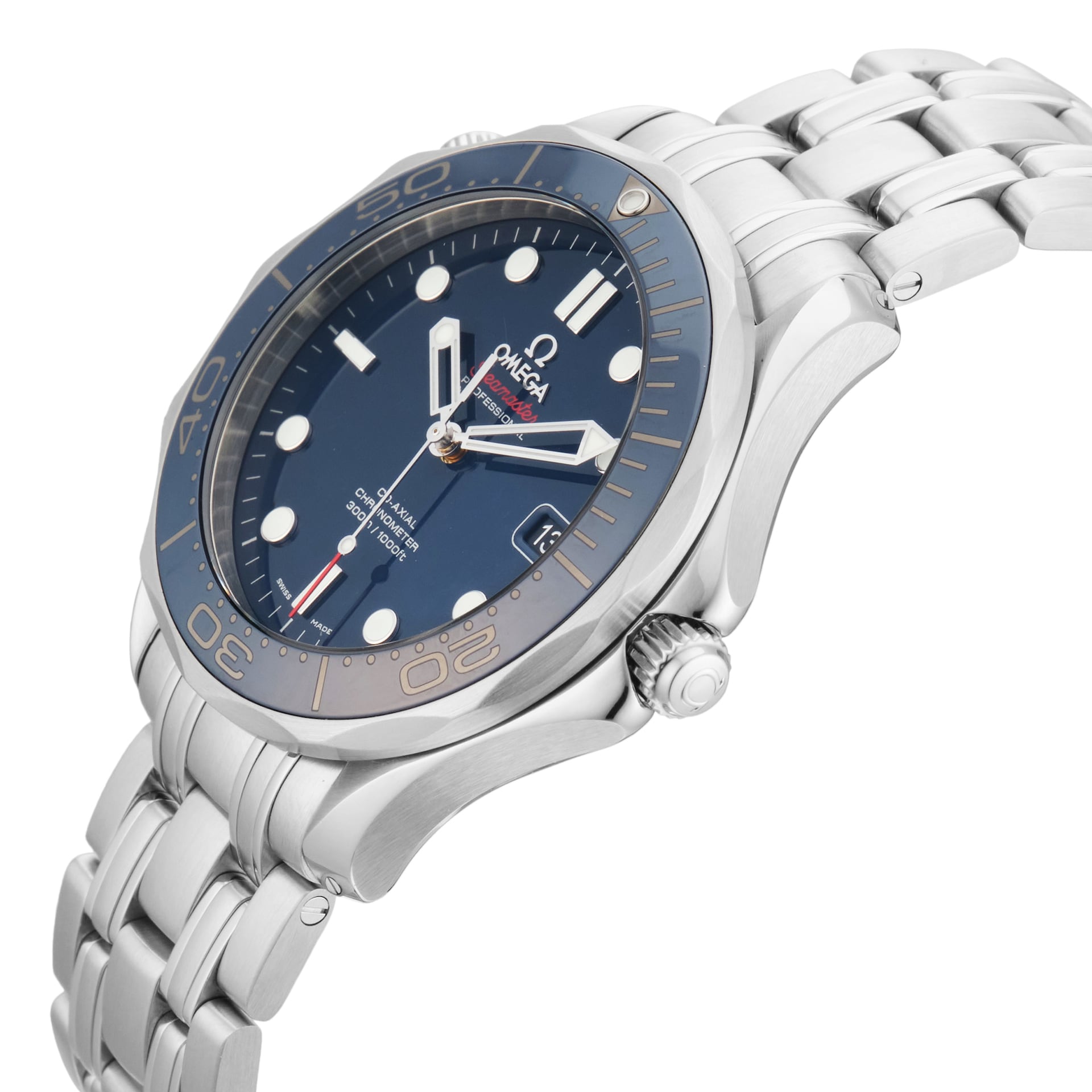 Pre-Owned Omega Seamaster Diver 300m 41mm Stainless Steel