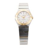 Pre-Owned Omega Constellation 24mm Stainless Steel and Yellow Gold