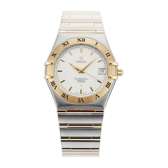 Pre-Owned Omega Constellation 35.5mm Stainless Steel and Yellow Gold