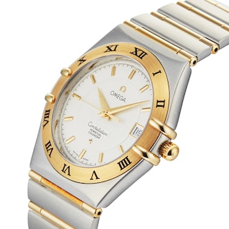 Pre-Owned Omega Constellation 35.5mm Stainless Steel and Yellow Gold