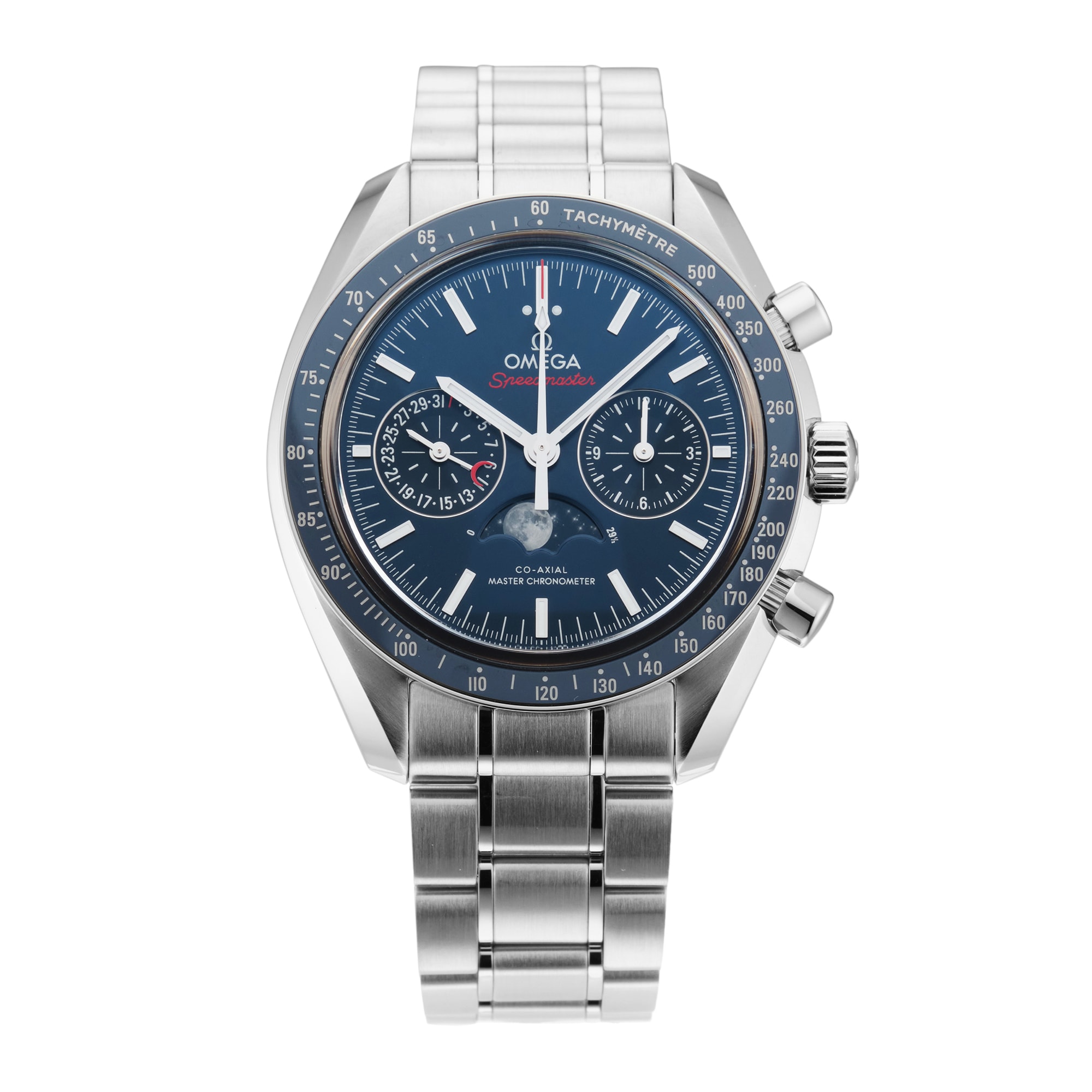 Pre-Owned Omega Speedmaster MoonPhase 44.25mm Stainless Steel  O30433445203001