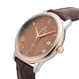Pre-Owned Omega De Ville Prestige 39.5MM Stainless Steel and Rose Gold