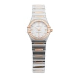 Pre-Owned Omega Constellation 22.5mm Stainless Steel and Rose Gold