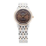 Pre-Owned Omega De Ville Prestige 27.4mm Stainless Steel and Rose Gold