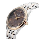 Pre-Owned Omega De Ville Prestige 27.4mm Stainless Steel and Rose Gold