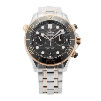 Pre-Owned Omega Seamaster 44mm Stainless Steel and Rose Gold