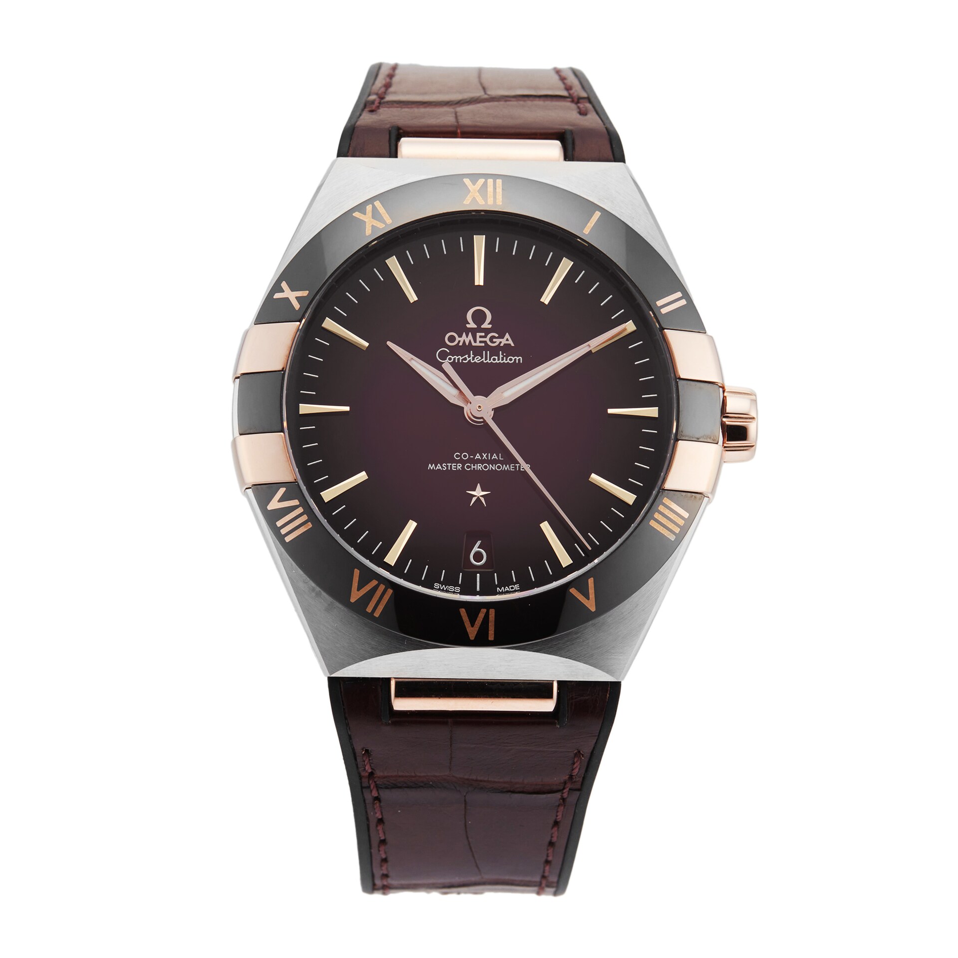 Pre-Owned Omega Constellation 41mm Stainless Steel and Rose Gold