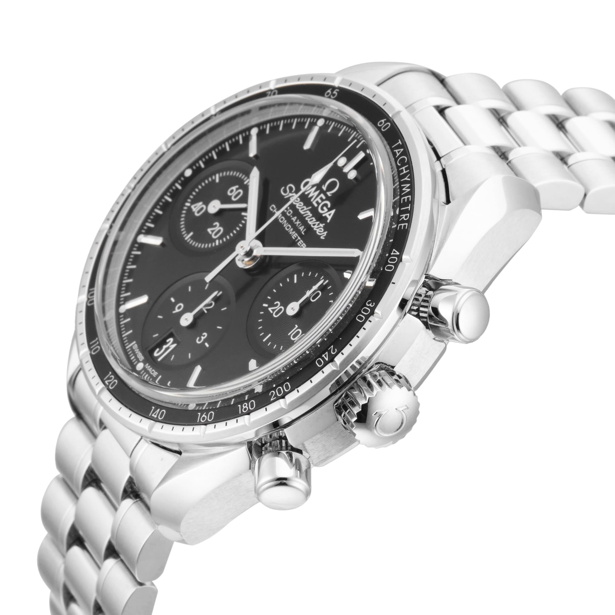 Pre-Owned Omega Speedmaster 38mm Stainless Steel Pre-Owned Omega Speedmaster 38mm Stainless Steel