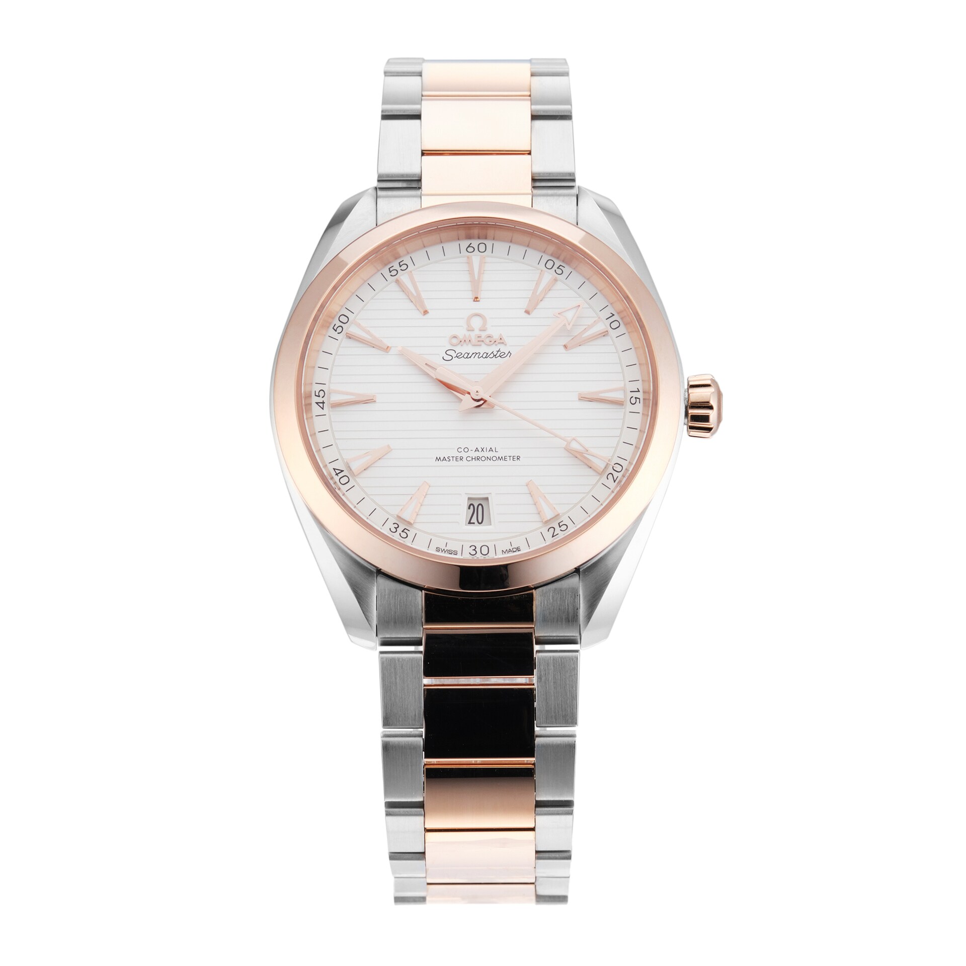 Pre-Owned Omega Seamaster Aqua Terra 150M 41mm Stainless Steel and Rose Gold Pre-Owned Omega Seamaster Aqua Terra 150M 41mm Stainless Steel and Rose Gold