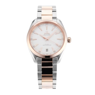 Pre-Owned Omega Seamaster Aqua Terra 150M 41mm Stainless Steel and Rose Gold Pre-Owned Omega Seamaster Aqua Terra 150M 41mm Stainless Steel and Rose Gold