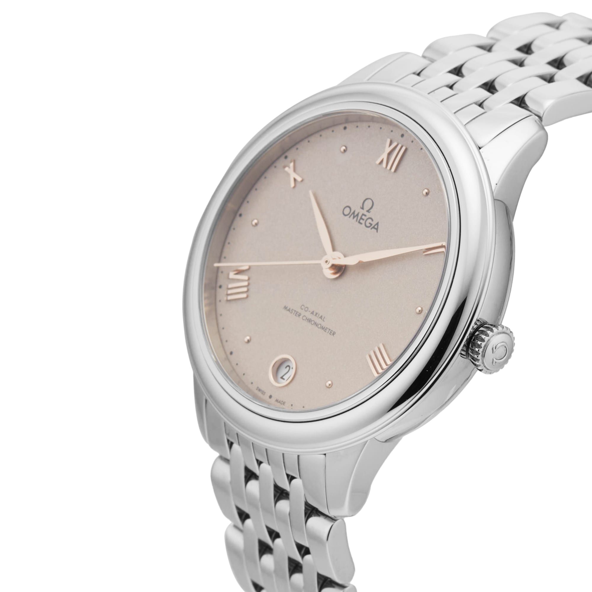 Pre-Owned Omega De Ville Prestige 34mm Stainless Steel Pre-Owned Omega De Ville Prestige 34mm Stainless Steel