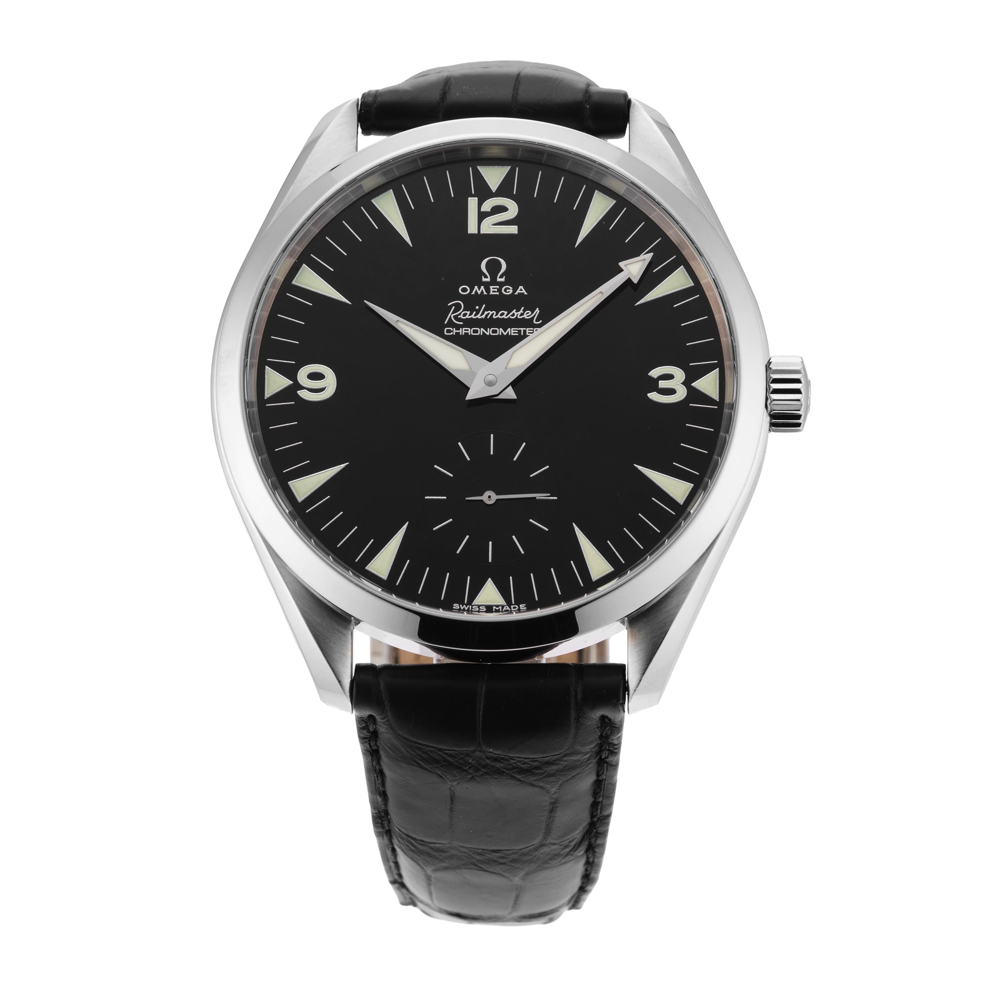 Pre-Owned Omega Railmaster Limited Edition 49.2mm White Gold Pre-Owned Omega Railmaster Limited Edition 49.2mm White Gold