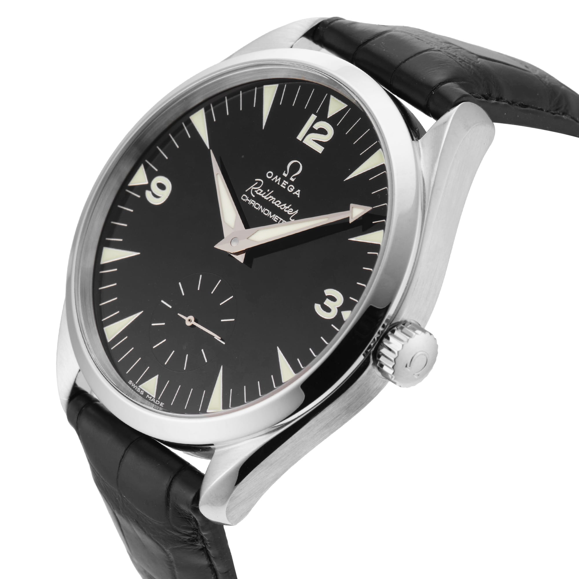 Pre-Owned Omega Railmaster Limited Edition 49.2mm White Gold Pre-Owned Omega Railmaster Limited Edition 49.2mm White Gold