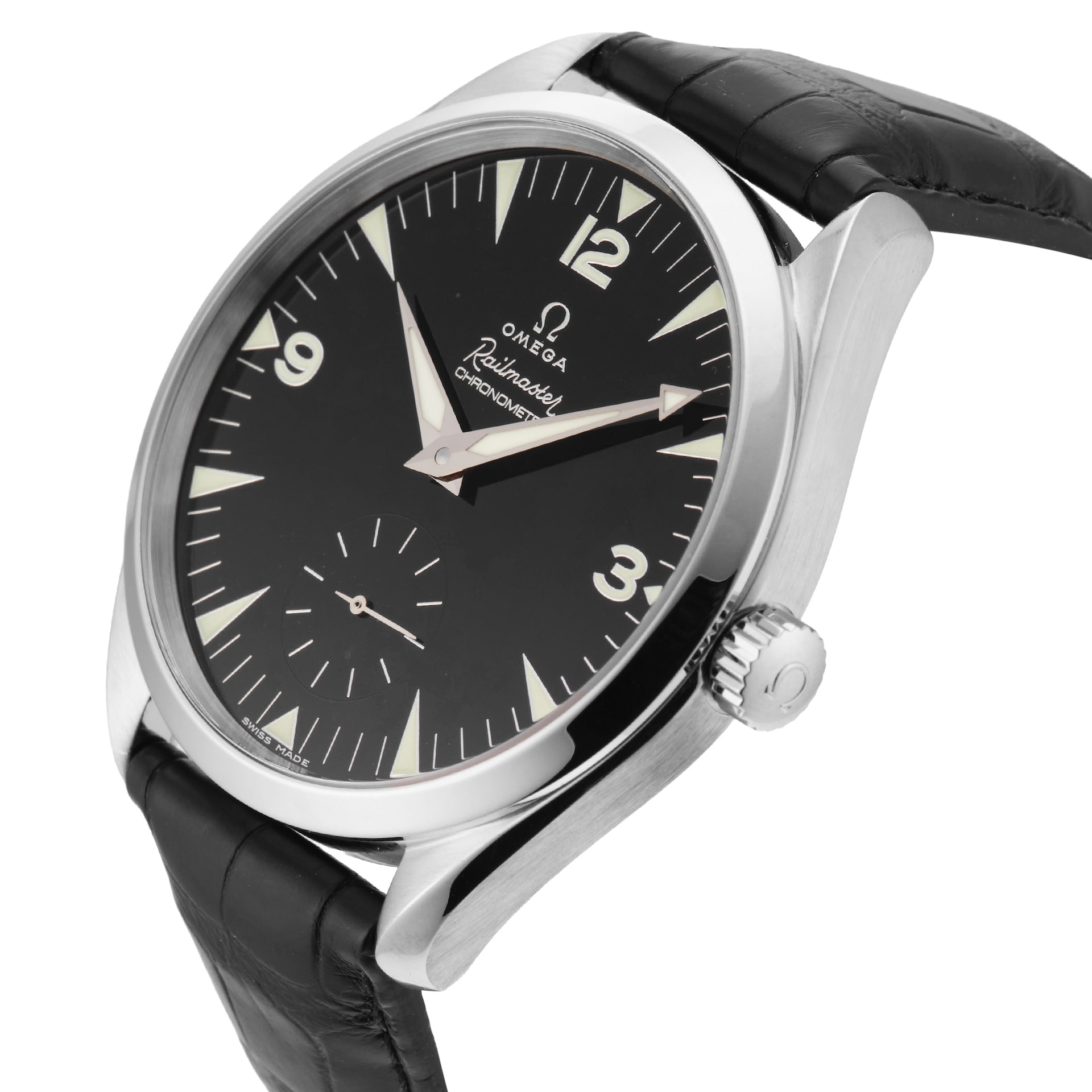 Pre-Owned Omega Railmaster Limited Edition 49.2mm White Gold Pre-Owned Omega Railmaster Limited Edition 49.2mm White Gold