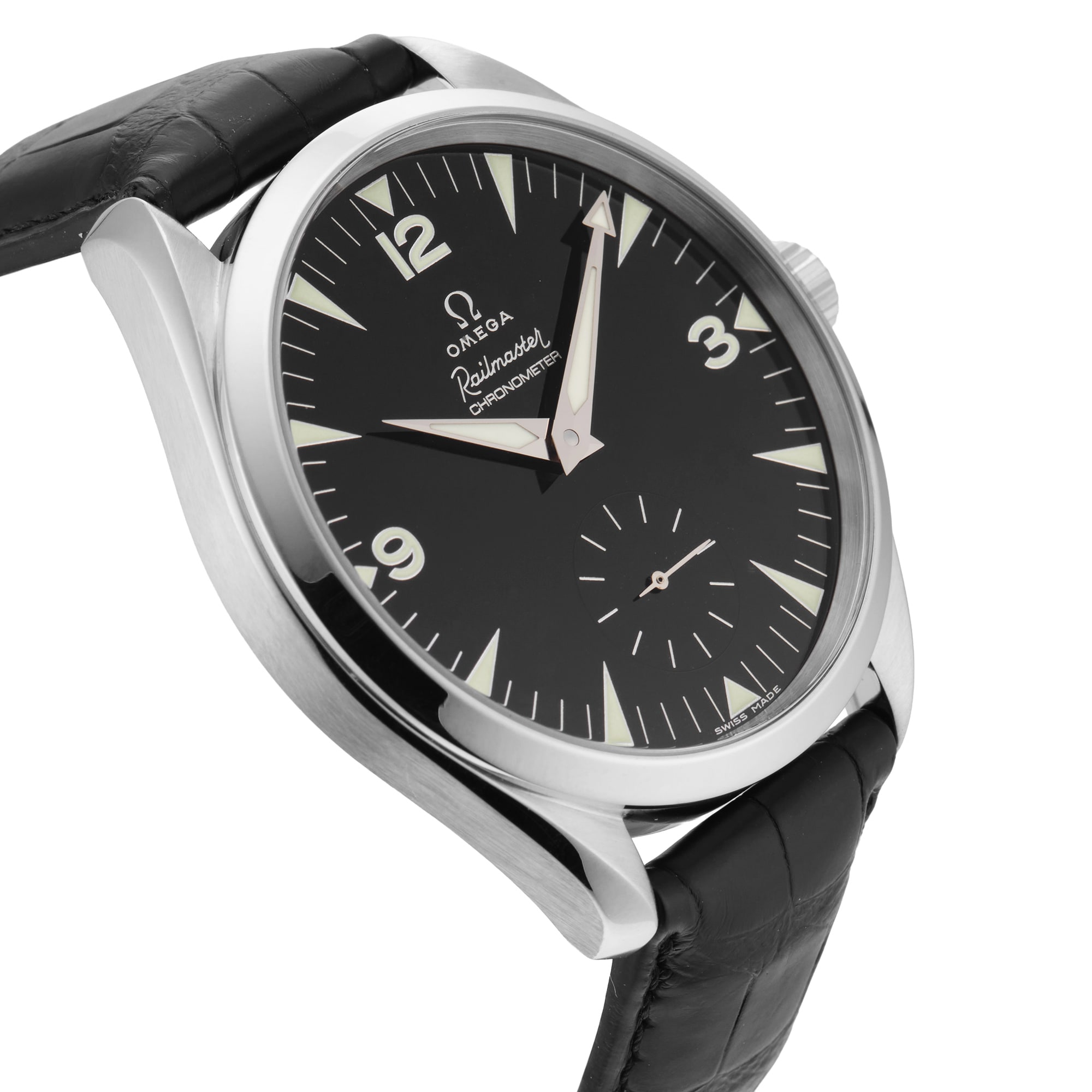 Pre-Owned Omega Railmaster Limited Edition 49.2mm White Gold Pre-Owned Omega Railmaster Limited Edition 49.2mm White Gold