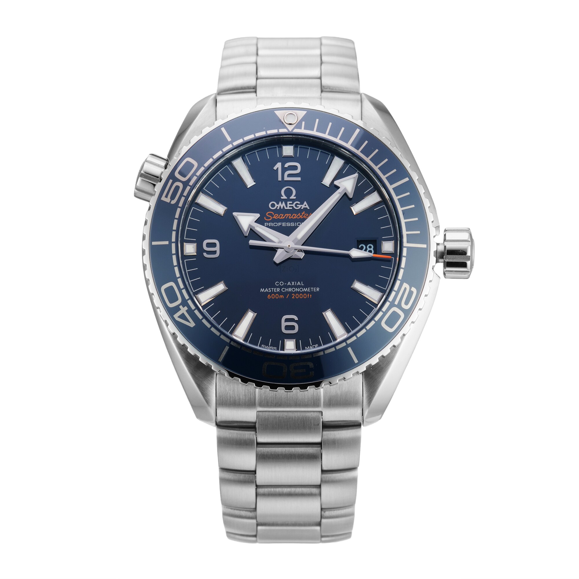Pre-Owned Omega Seamaster Planet Ocean 600m 43.5mm Stainless Steel Pre-Owned Omega Seamaster Planet Ocean 600m 43.5mm Stainless Steel