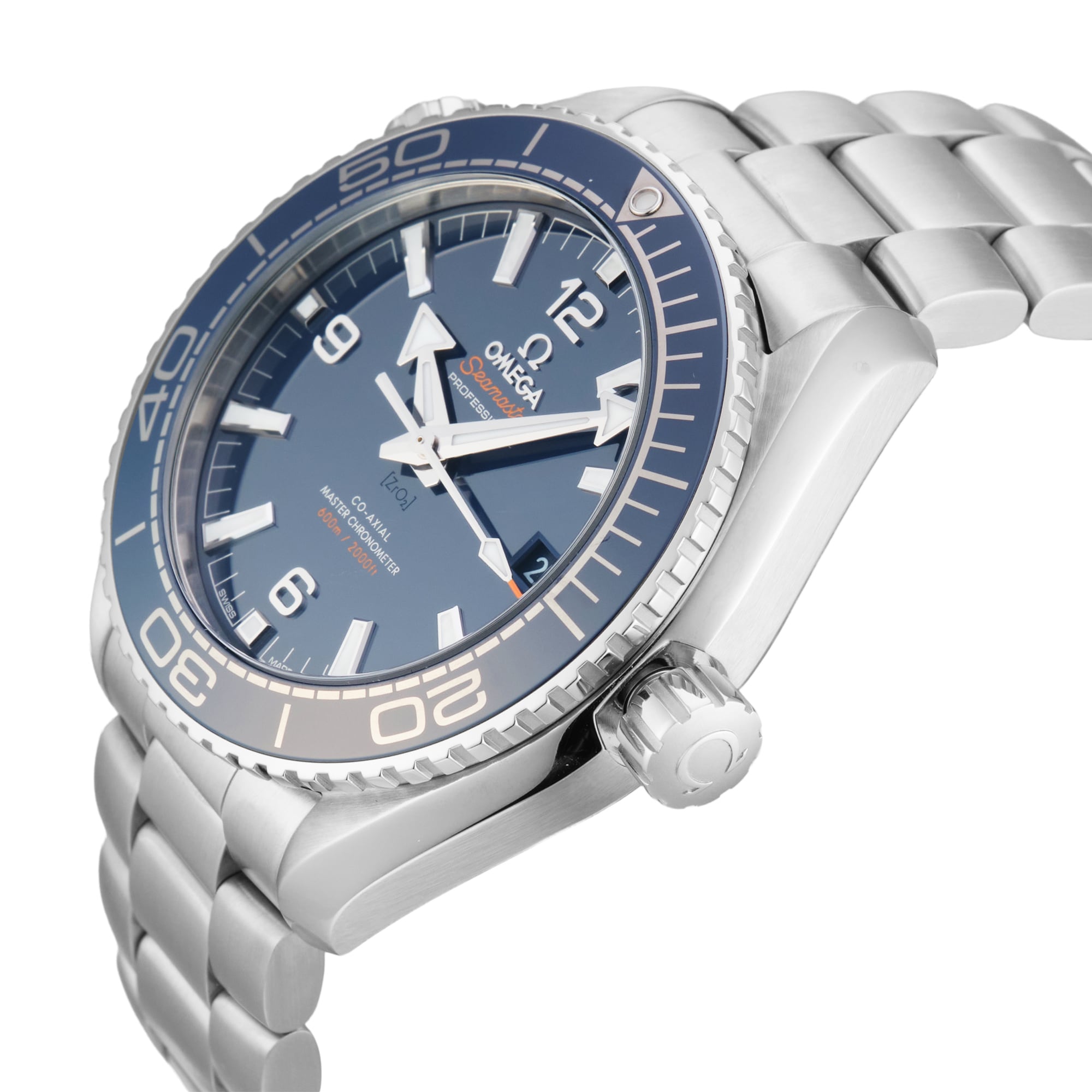 Pre-Owned Omega Seamaster Planet Ocean 600m 43.5mm Stainless Steel Pre-Owned Omega Seamaster Planet Ocean 600m 43.5mm Stainless Steel