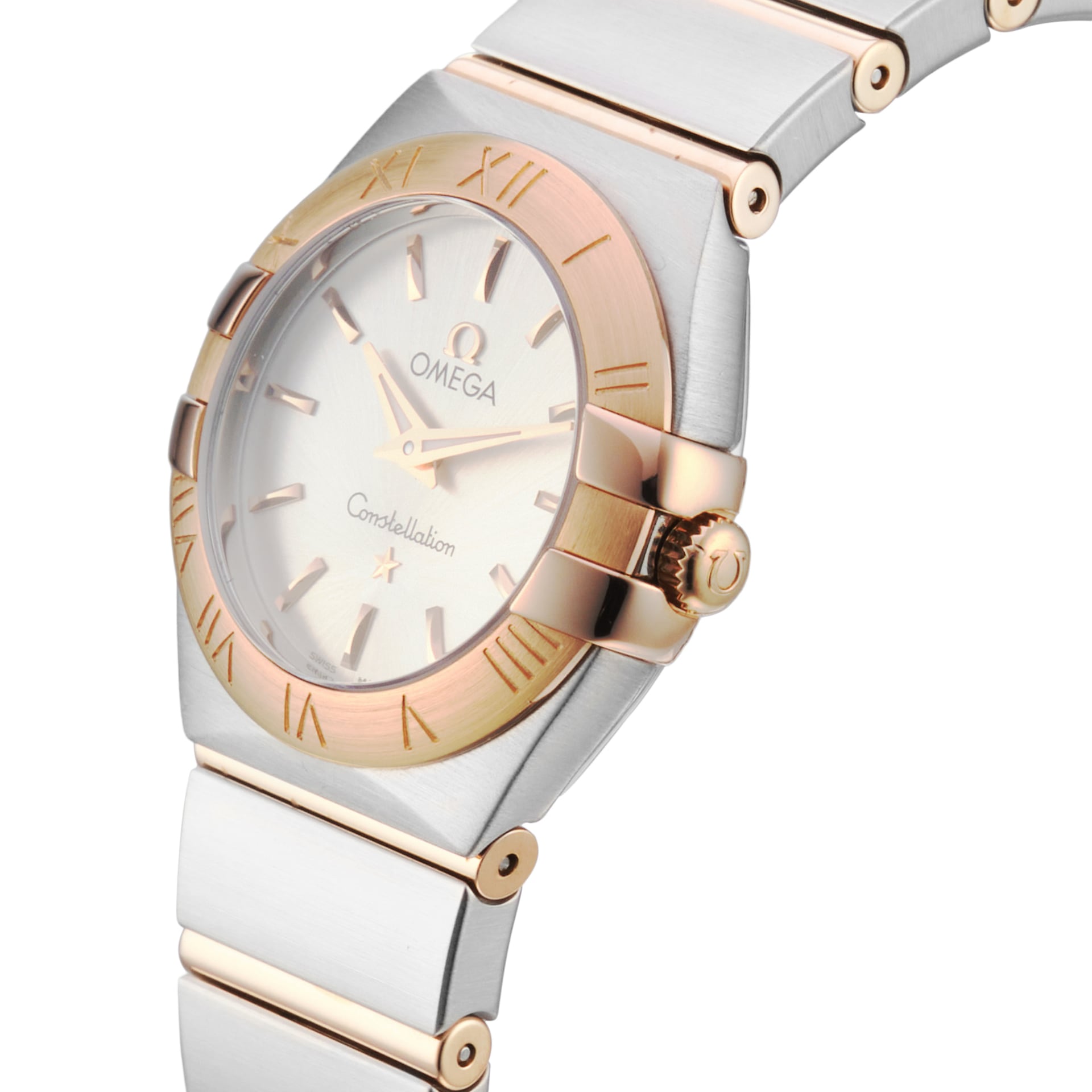 Pre-Owned Omega Constellation 24mm Stainless Steel and Rose Gold