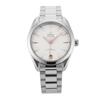 Pre-Owned Omega Seamaster Aqua Terra 34mm Stainless Steel Pre-Owned Omega Seamaster Aqua Terra 34mm Stainless Steel