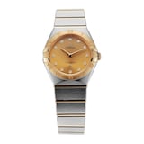 Pre-Owned Omega Constellation 28mm Stainless Steel and Yellow Gold