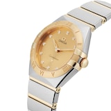 Pre-Owned Omega Constellation 28mm Stainless Steel and Yellow Gold