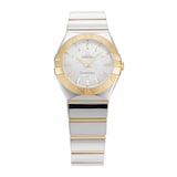 Pre-Owned Omega Constellation 27mm Stainless Steel and Yellow Gold