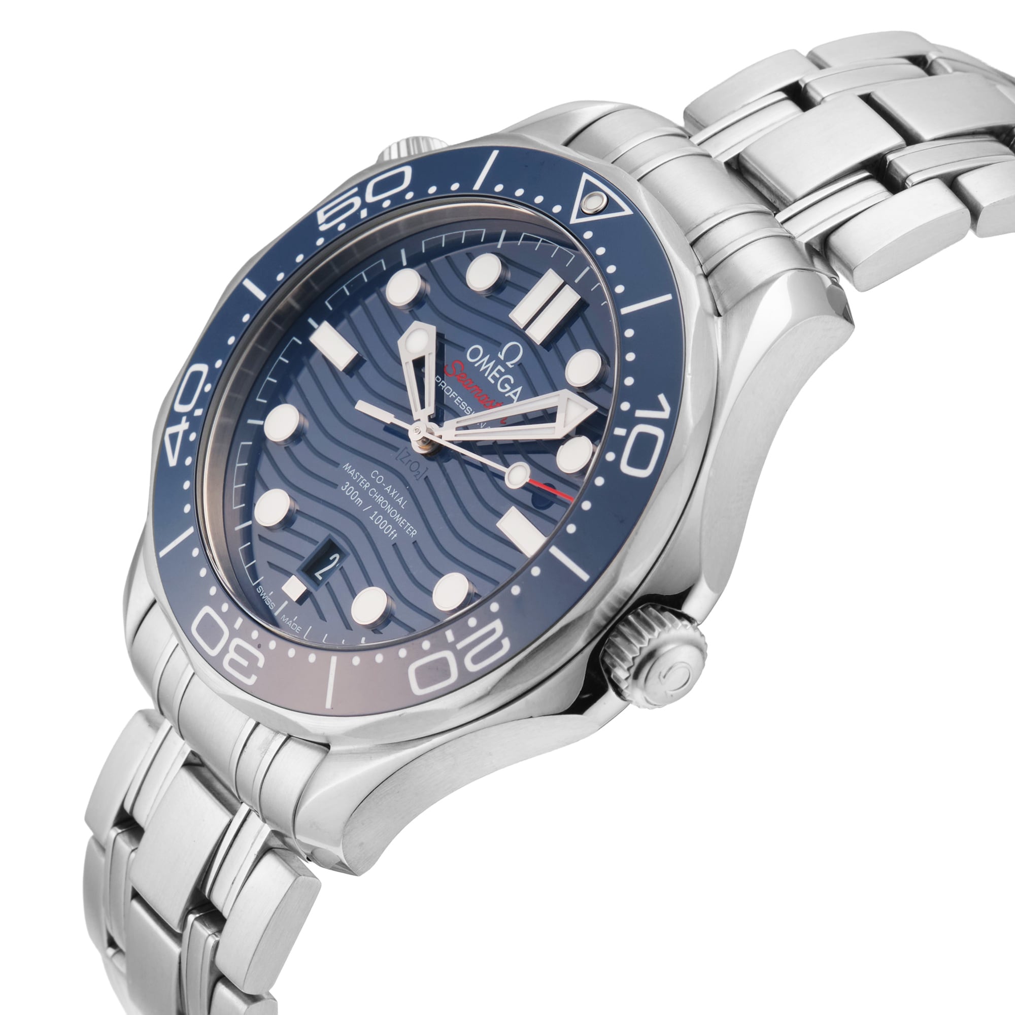 Pre-Owned Omega Seamaster Diver 300M 42mm Stainless Steel Pre-Owned Omega Seamaster Diver 300M 42mm Stainless Steel