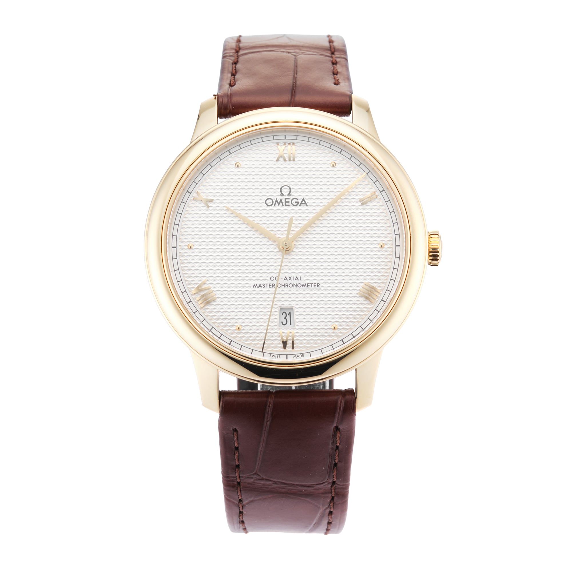 Pre-Owned Omega De Ville Prestige 40mm Yellow Gold Pre-Owned Omega De Ville Prestige 40mm Yellow Gold