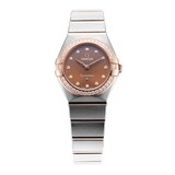 Pre-Owned Omega Constellation 25mm Stainless Steel and Rose Gold