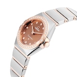 Pre-Owned Omega Constellation 25mm Stainless Steel and Rose Gold