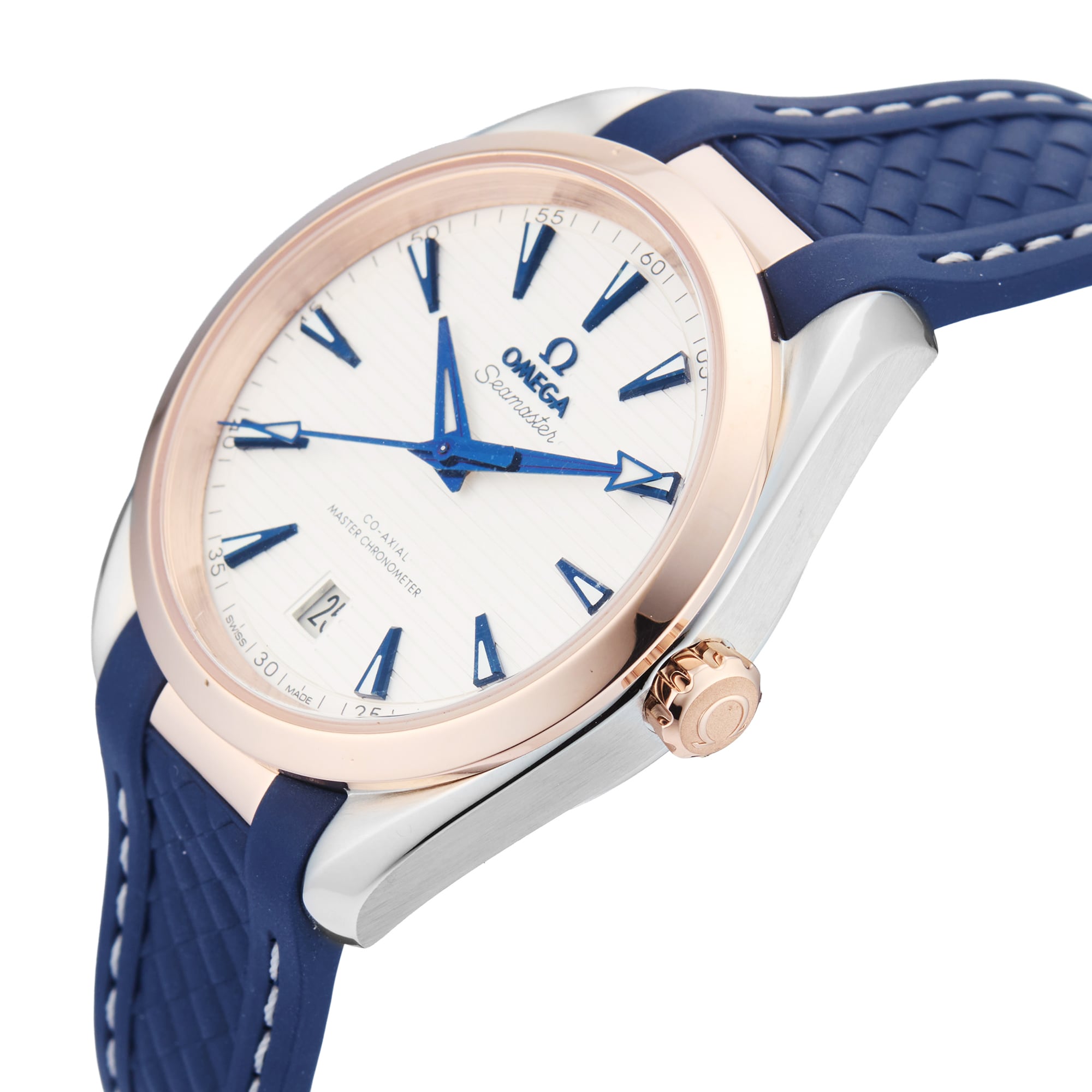 Pre-Owned Omega Seamaster Aqua Terra 150m 38mm Stainless Steel and Rose Gold