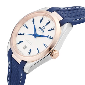Pre-Owned Omega Seamaster Aqua Terra 150m 38mm Stainless Steel and Rose Gold Pre-Owned Omega Seamaster Aqua Terra 150m 38mm Stainless Steel and Rose Gold