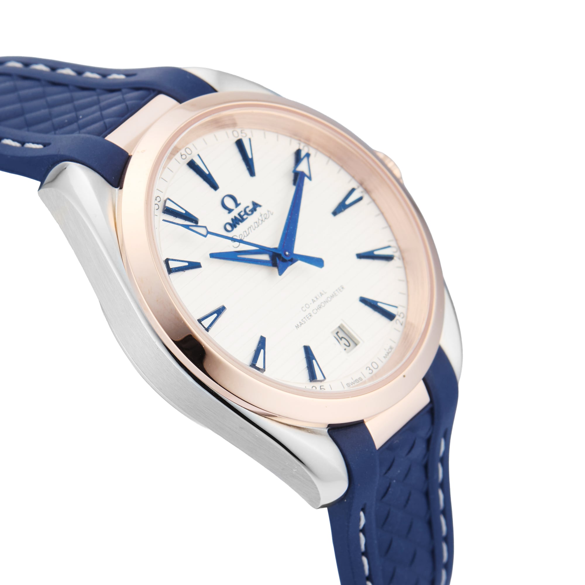Pre-Owned Omega Seamaster Aqua Terra 150m 38mm Stainless Steel and Rose Gold